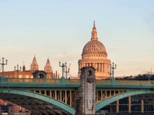 St Paul's Cathedral from Southwark Bridge