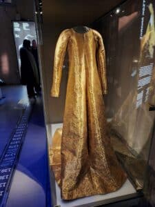 Copy of Queen Margaret's Gold Dress (Swedish History Museum)