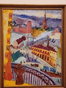 View of Slussen by Sigrid Hjertén